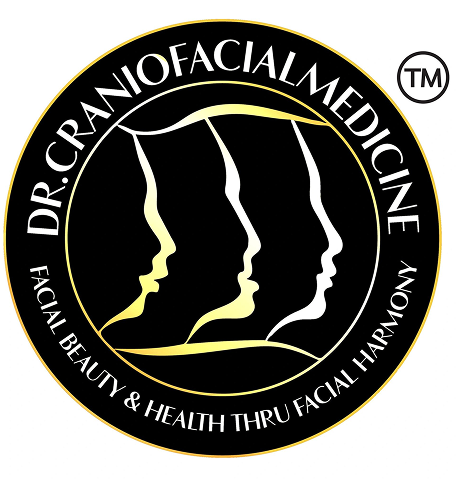 Dr. Craniofacial Medicine logo, facial harmony emphasis.